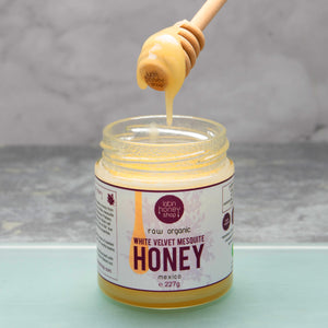 Raw Organic White Velvet Mesquite Honey
